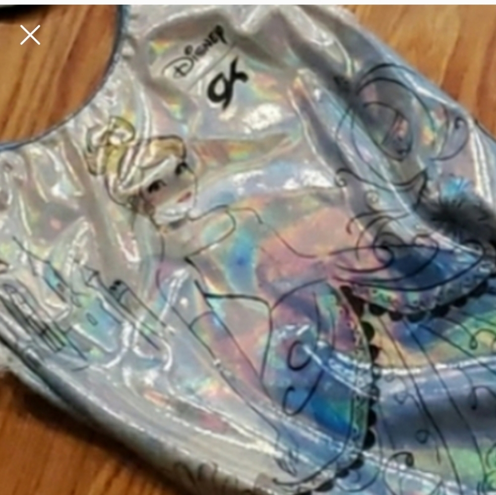 Gently worn- 1 girls leotards adult size large- Cinderella